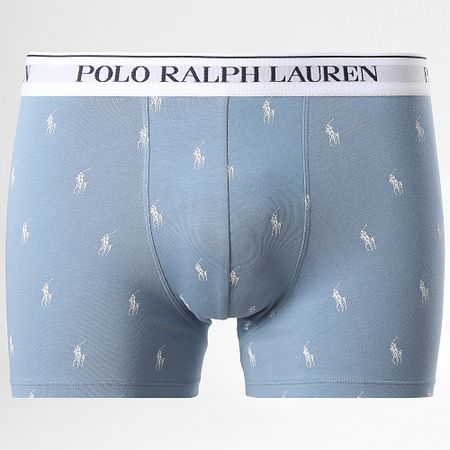 Polo Ralph Lauren - Juego De 3 Boxers Azul Marino Blanco Claro