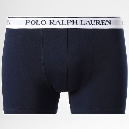 Polo Ralph Lauren - Juego De 3 Boxers Azul Marino Blanco Claro