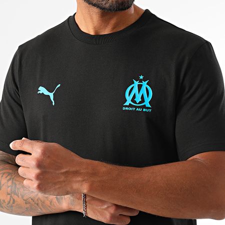 Puma - Camiseta OM Football Essentiel 781570 Negra