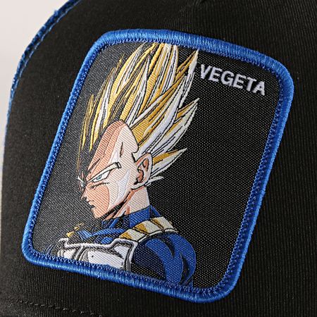 Capslab - Vegeta Trucker Cap Negro Azul Real
