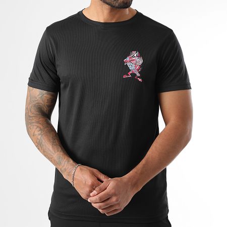 Looney Tunes - Conjunto de jersey y pantalón corto Taz Minimal Negro