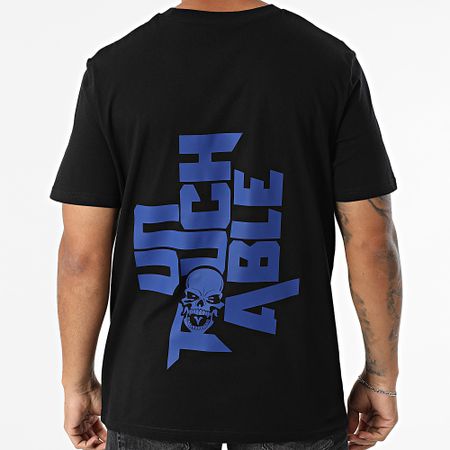 Mac Tyer Untouchable - Oversize Tee Shirt Large Logo Back Negro Azul Real