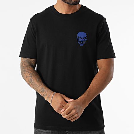 Mac Tyer Untouchable - Oversize Tee Shirt Large Logo Back Negro Azul Real