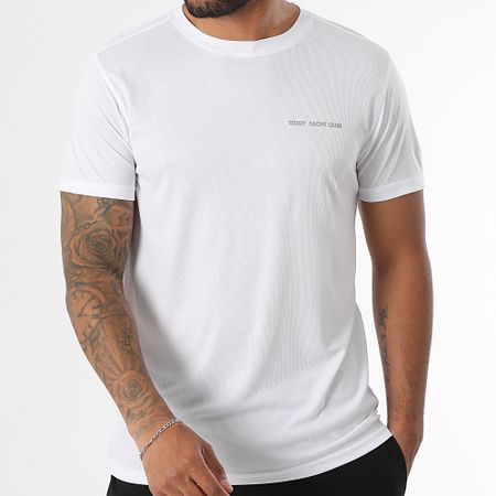 Teddy Yacht Club - Conjunto de maillot y pantalón corto Basic Outline Reflective White